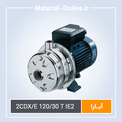 الکتروپمپ استیل دو پروانه سه فاز مدل 2CDX/E 120/30 T IE2