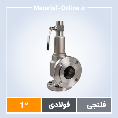 خرید تجهیزات لوله کشی و تاسیسات, خرید شیرآلات صنعتی, شیر اطمینان, شیر اطمینان دنده ای شیر اطمینان فلنجی فولادی 1 اینچ